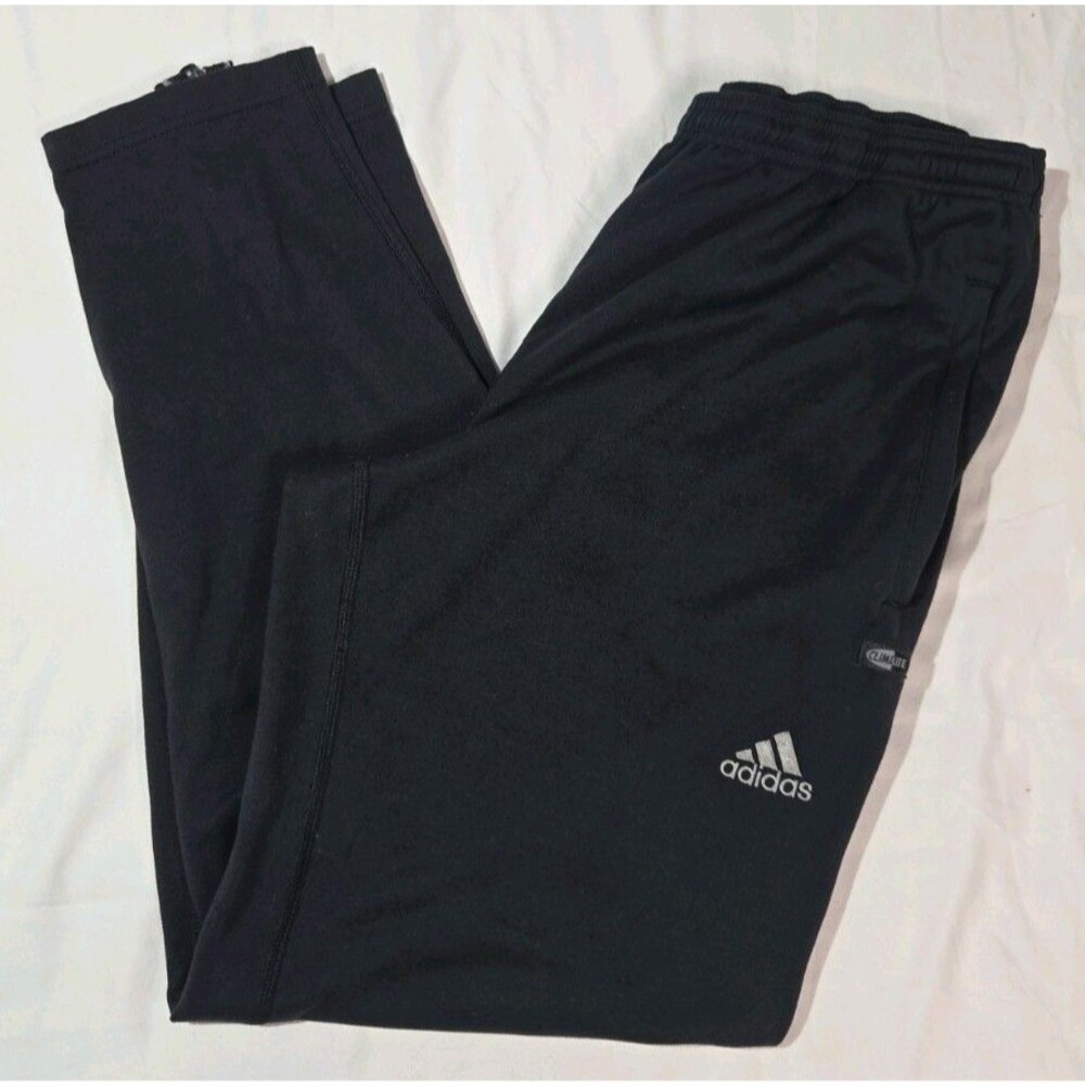 Adidas Mens D4T Knit Training Pants Shadow Gray Slim Fit Joggers S/M